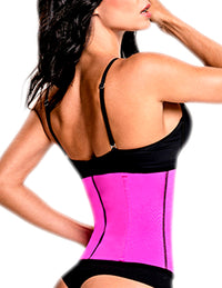 Trueshapers 1061 Ladex Free entrenamiento de entrenamiento de cintura Cincher Color fucsia