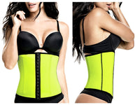 Trueshapers 1063 Látex Entrenamiento de entrenamiento gratuito Cincher color verde