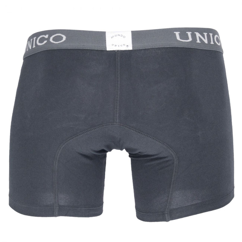 UNICO 1200090196 (9612010020596) Boxer Briefs Asfalto Color de algodón Gris