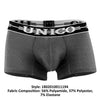 Unico 1802010011194 Boxer Briefs Self Color Gray