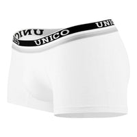 UNICO 1802010013000 Boxer Briefs Reconexión de color blanco