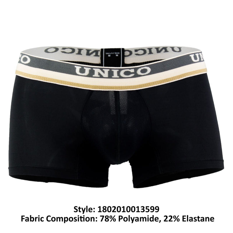 UNICO 1802010013599 BOXER BOSTES VISIONARIO COULEUR NOIR