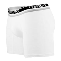 UNICO 1802010023000 Boxer Briefs Reconexión de color blanco