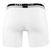 UNICO 1802010023000 Boxer Briefs Reconexión de color blanco