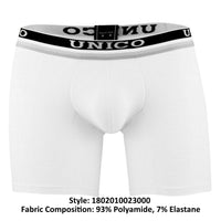 UNICO 1802010023000 Boxer Briefs Reconexión de color blanco