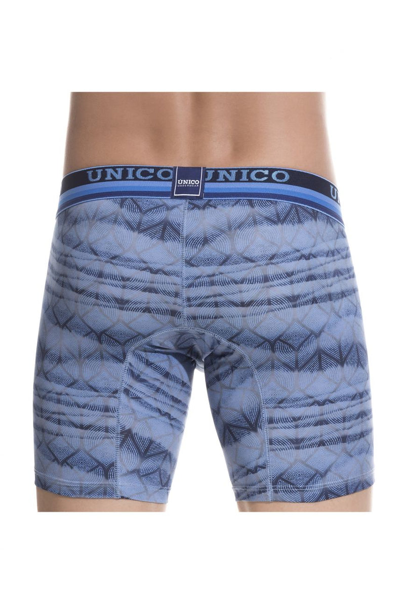 UNICO 1802010023446 BOXER BORDS ROOT COLOR BLEU