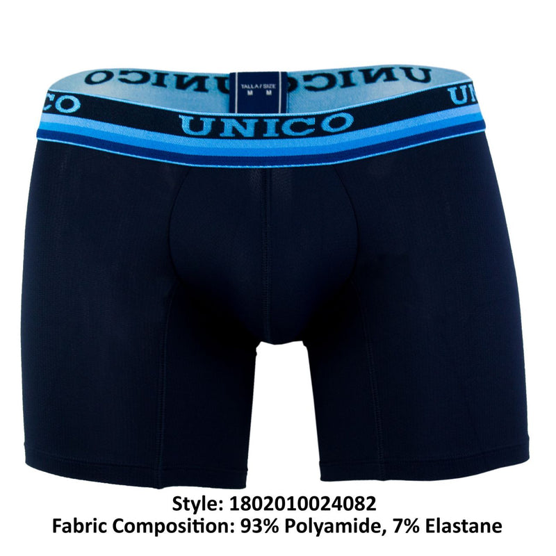 UNICO 1802010024082 Boxer Briefs Vernon color azul