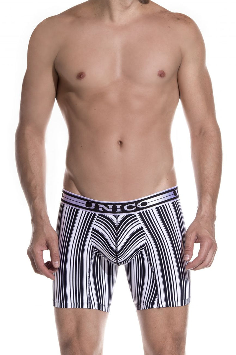 Unico 1902010022552 Boxer Briefs Crossbreed Color Black-White