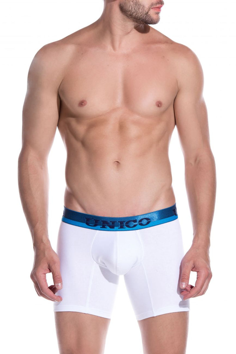 UNICO 1905010021300 BOXER Briefs Matrix couleur blanc