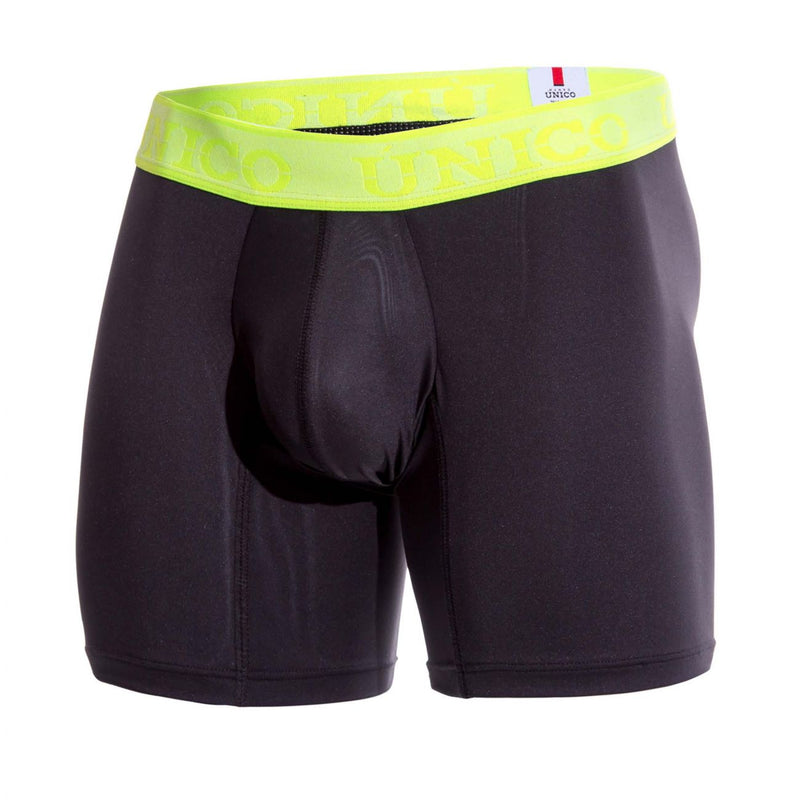 Unico 19160100212 COLORS Corriente Boxer Briefs Color 99-Black