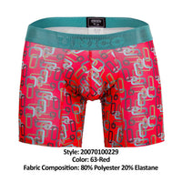 UNICO 20070100229 Scheme Boxer Briefs Color 63-Red