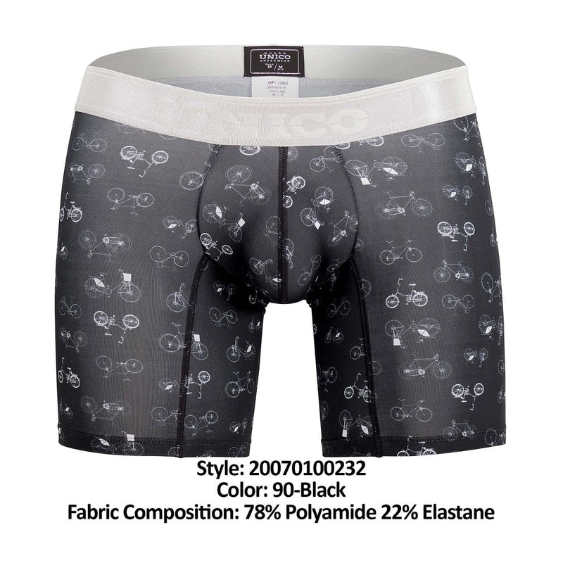 UNICO 20070100232 Velocicede Boxer Briefs Couleurs 90-Black