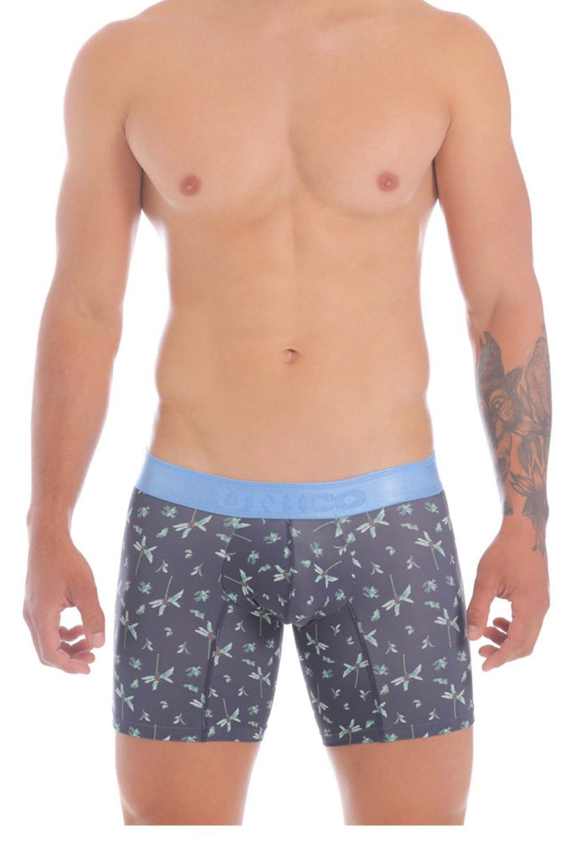 UNICO 20070100234 Palm Tree Boxer Briefs Couleurs 90-BLUE