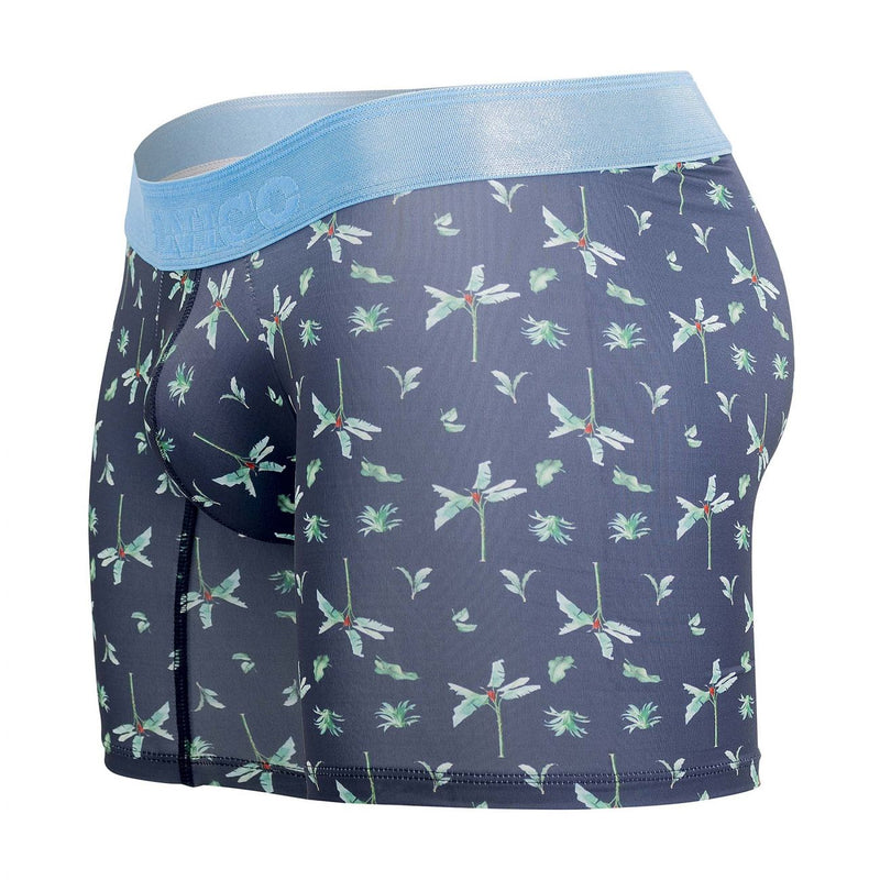 UNICO 20070100234 Palm Tree Boxer Briefs Couleurs 90-BLUE