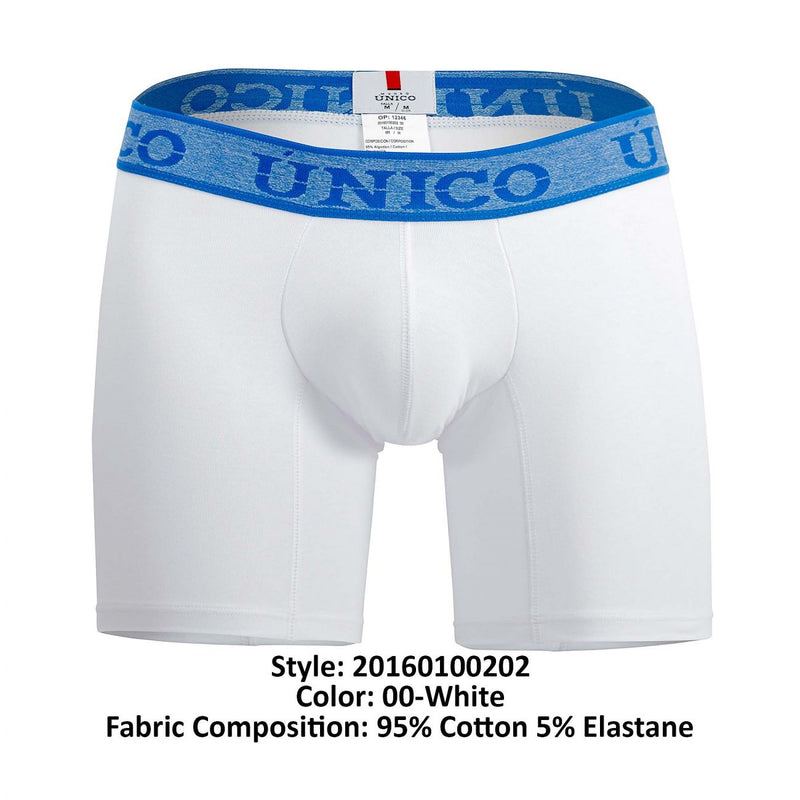 UNICO 20160100202 BOSEUR BOXER ENCHANTE COULEUR 00-WHITE