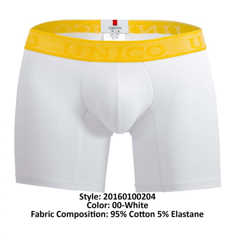 UNICO 20160100204 Boxer Briefs de boxer Joyful Color 00-White