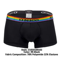 Unico 21050100102 Love Wins Trunks اللون 99-أسود