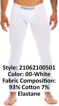 UNICO 21062100501 Cold Mountain Long Johns Color 00-White