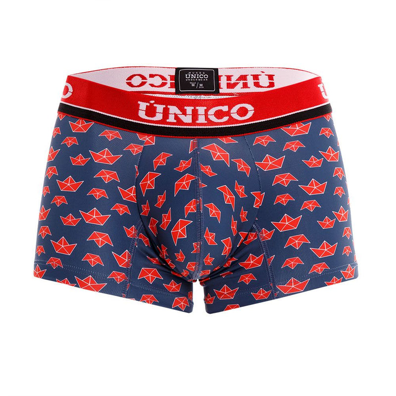 Unico 21110100103 Paper Ship Trunks Color 63-Navy