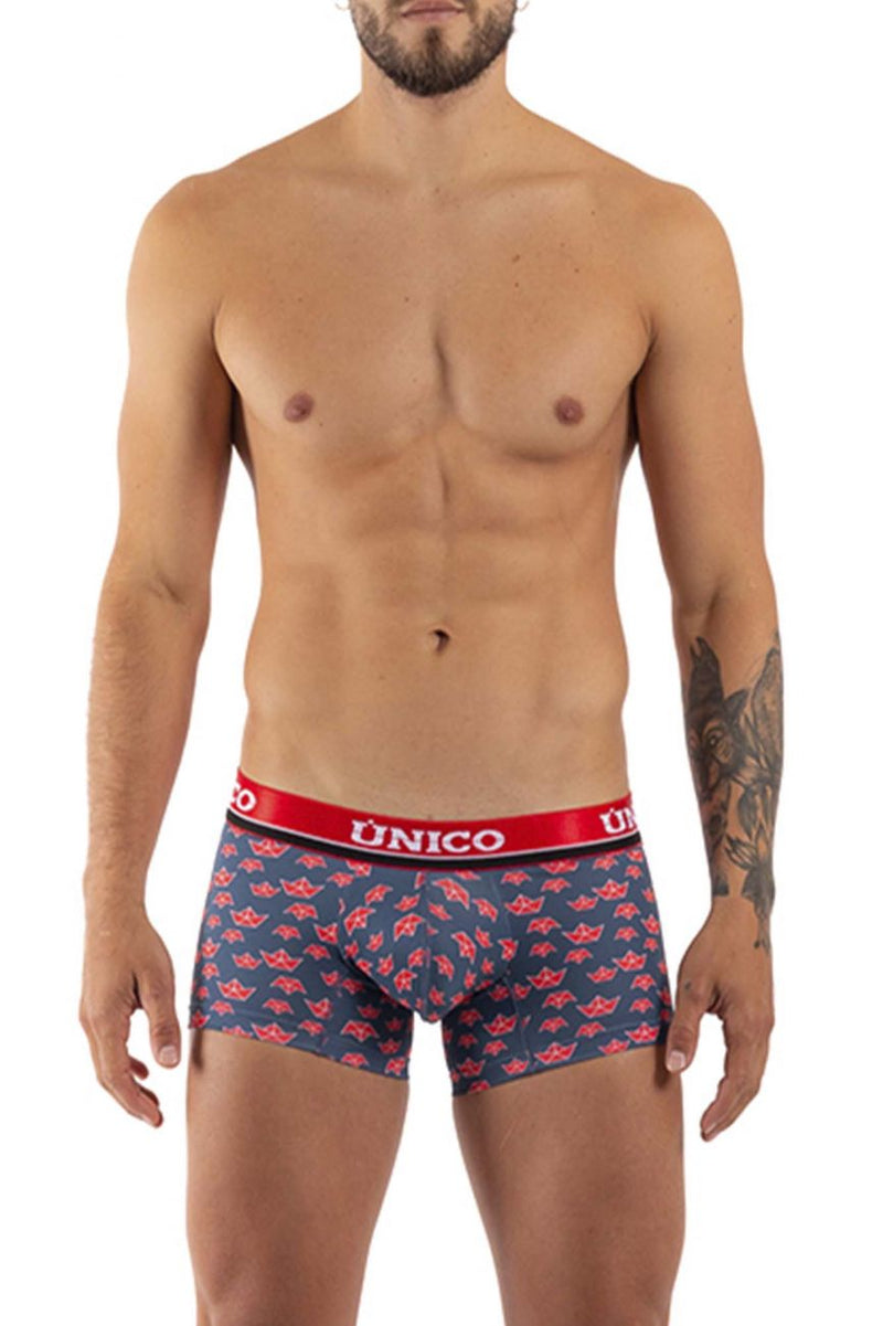 Unico 21110100103 Paper Ship Trunks Color 63-Navy