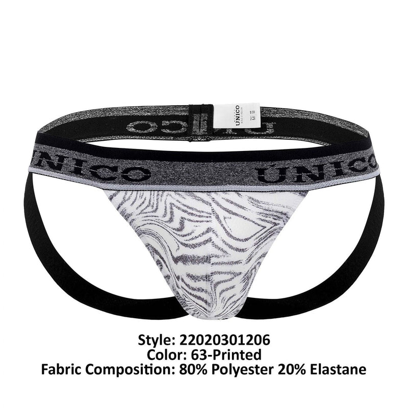 UNICO 22020301206 RASTRO JOCKSTRAP रंग 63-मुद्रित