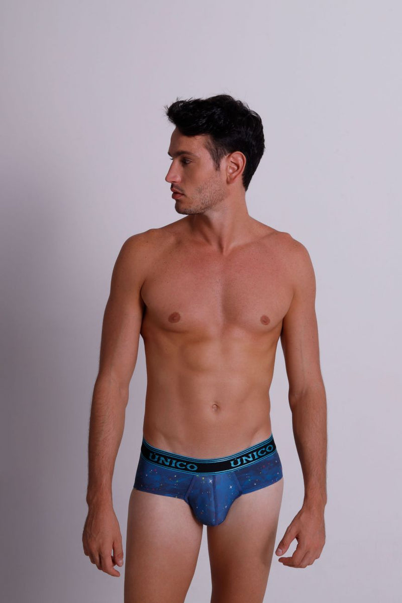 UNICO 22040201106 Color de aloe Briefs 63-Blue