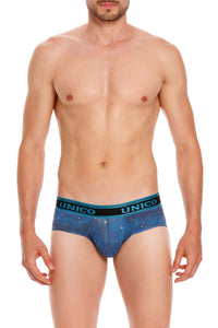 UNICO 22040201106 Color de aloe Briefs 63-Blue