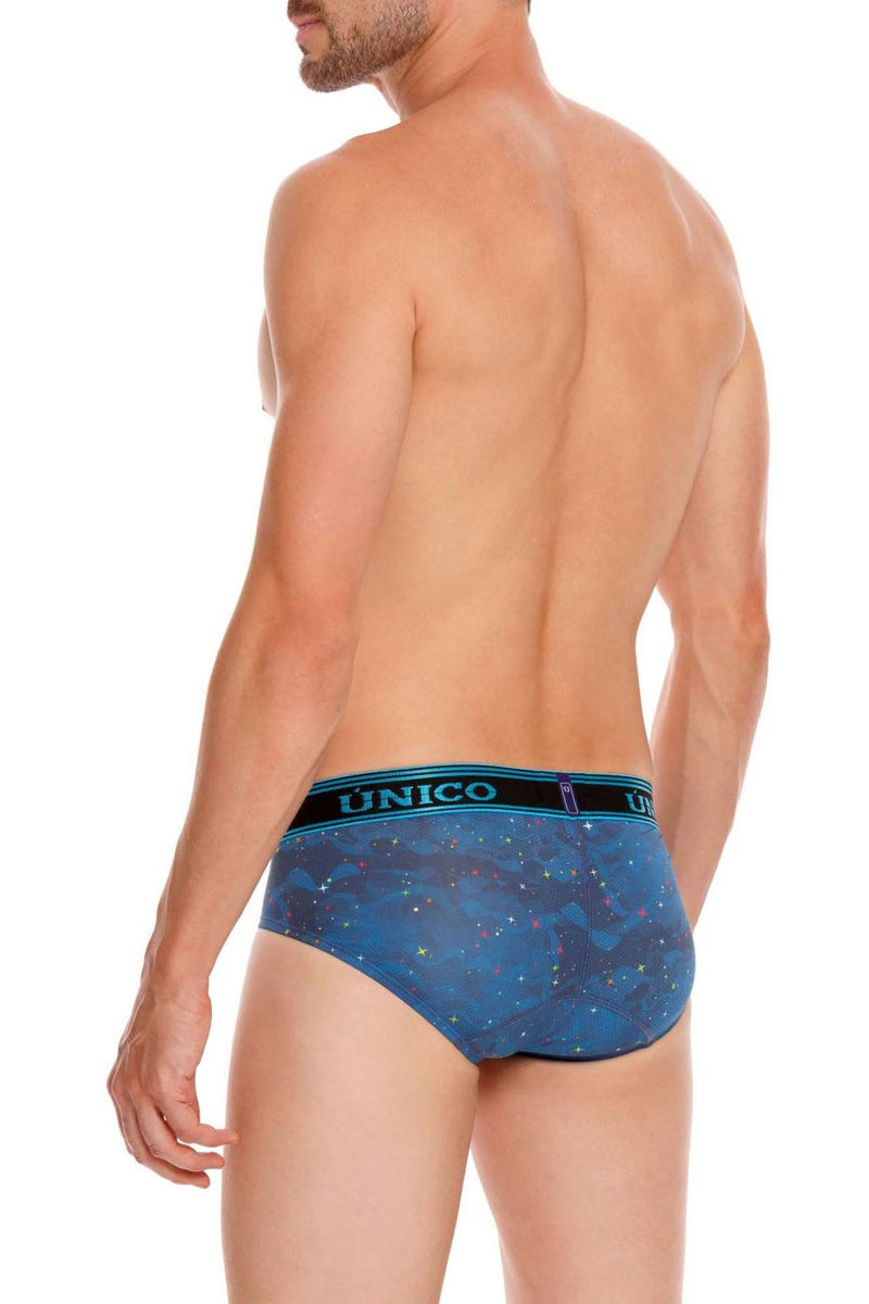 UNICO 22040201106 Color de aloe Briefs 63-Blue