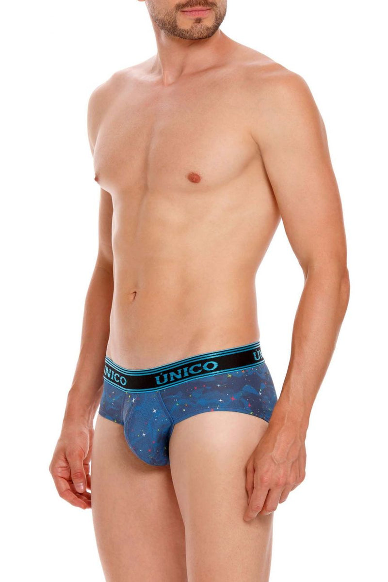 UNICO 22040201106 Color de aloe Briefs 63-Blue