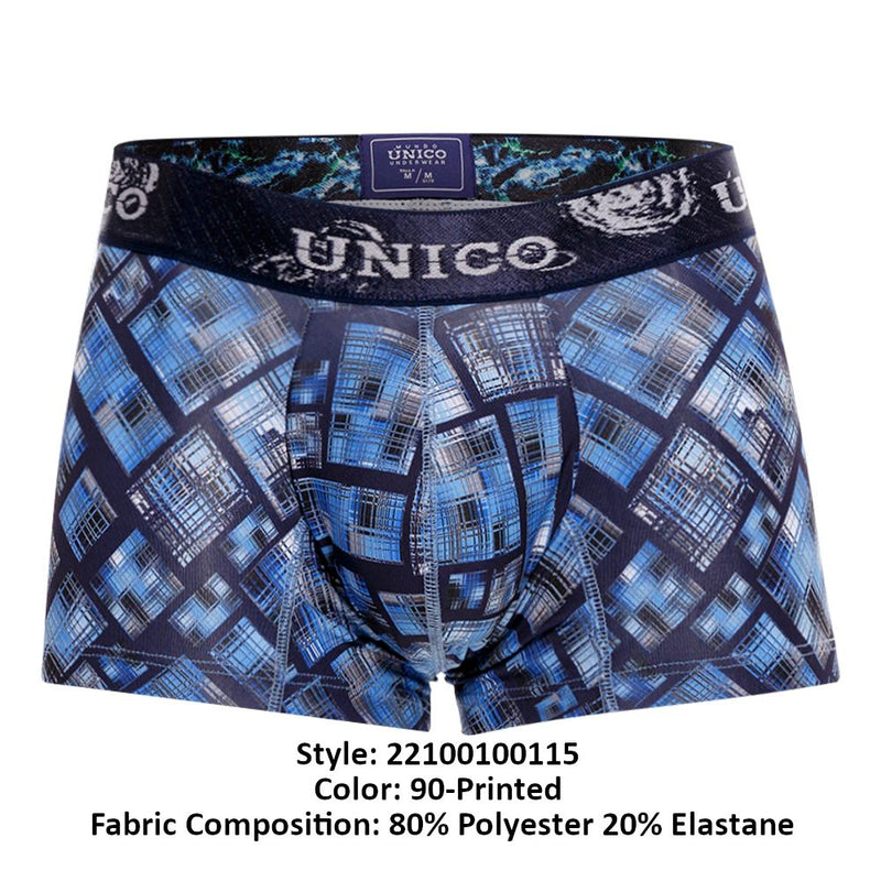 UNICO 22100100115 Tartan Trunks Color 90 Imprimé