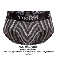 UNICO 22100201120 Ganulado Briefs Color 90 impreso