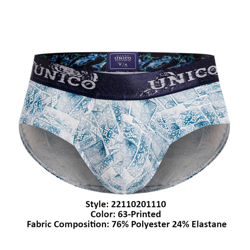 UNICO 22110201110 Marroqui Briefs Color 63 impreso