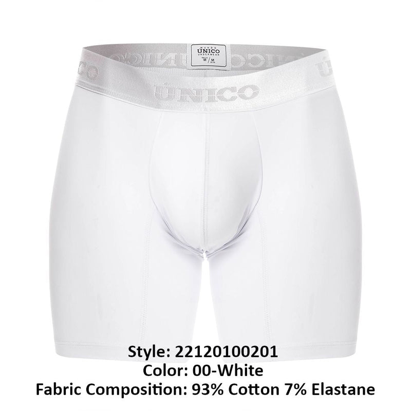 UNICO 22120100201 Cristalino A22 Boxer Briefs Color 00-White