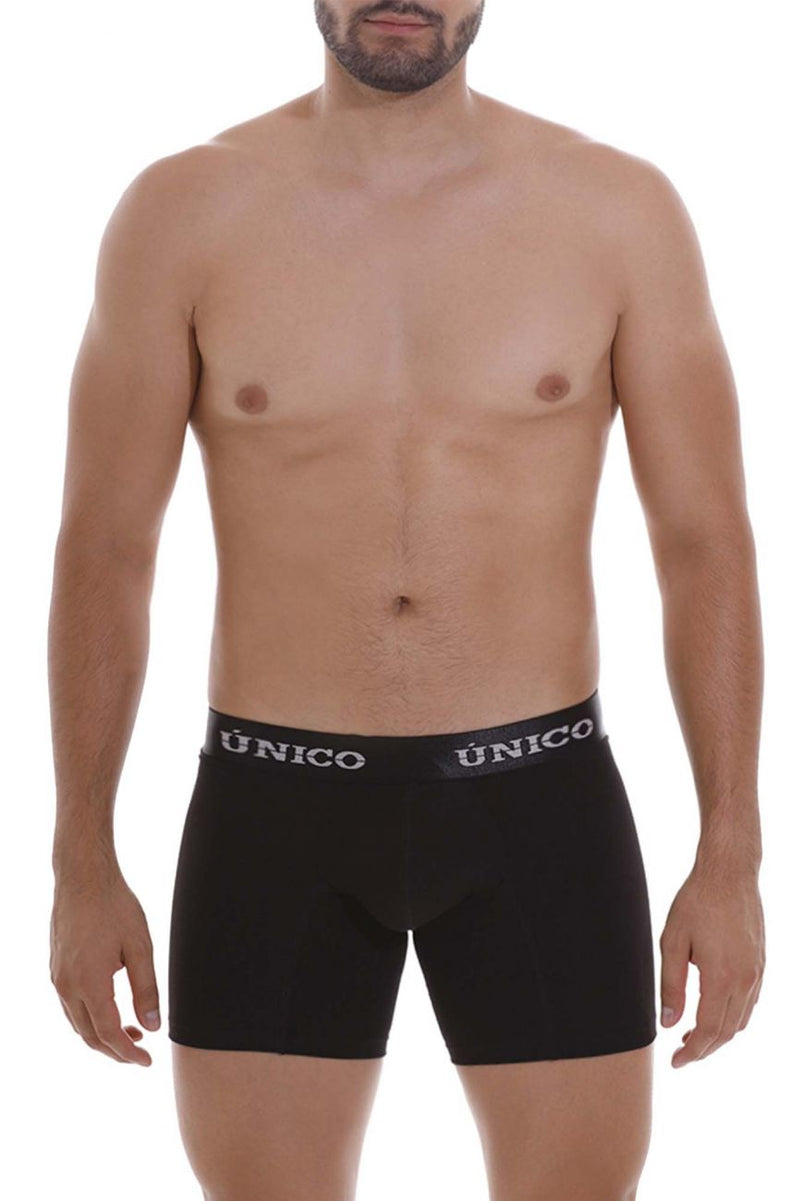 Unico 22120100203 Intenso A22 Boxer Briefs Color 99-Black