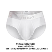 Unico 22120201101 Cristalino A22 Briefs Color 00-White