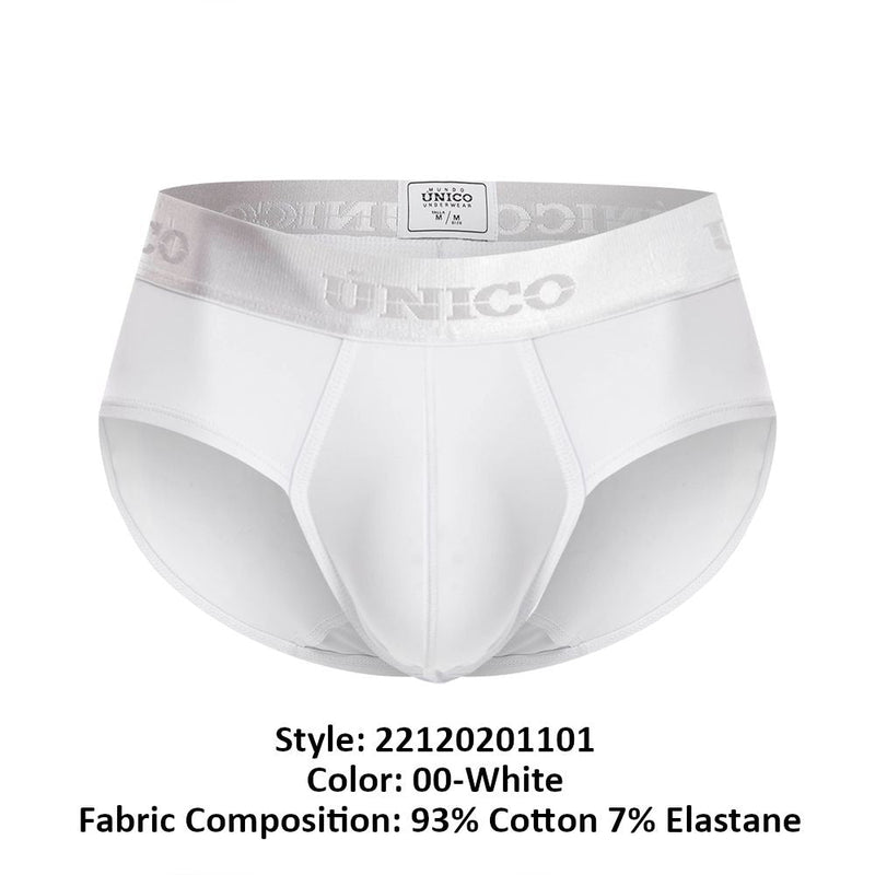 UNICO 22120201101 Cristalino A22 Briefs Color 00-White