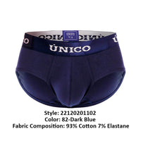 UNICO 22120201102 Profundo A22 Briefs Couleurs 82-Dark Bleu