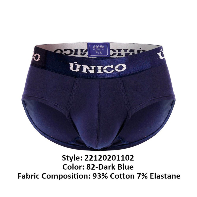 UNICO 22120201102 Profundo A22 Briefs Color 82 Dark Blue