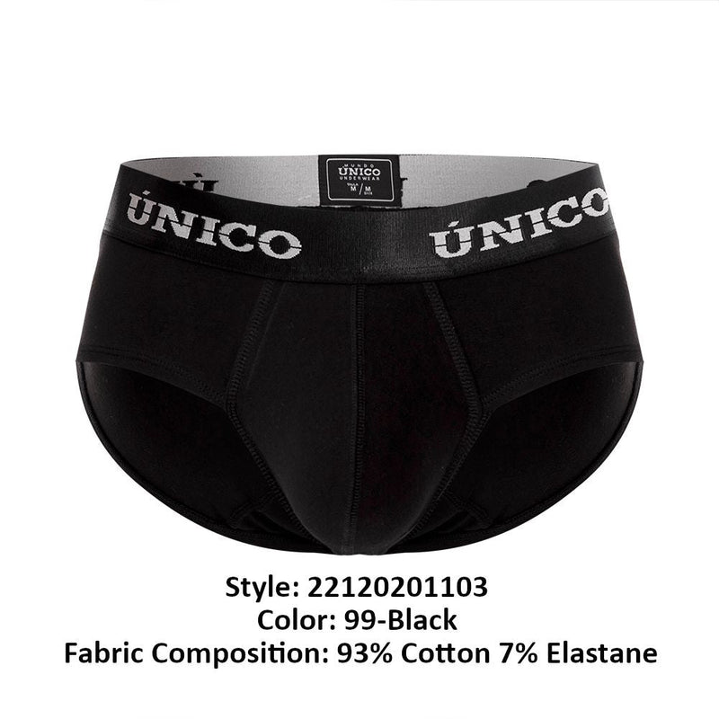 UNICO 2212020103 INTENSO A22 Briefs Color 99-Black