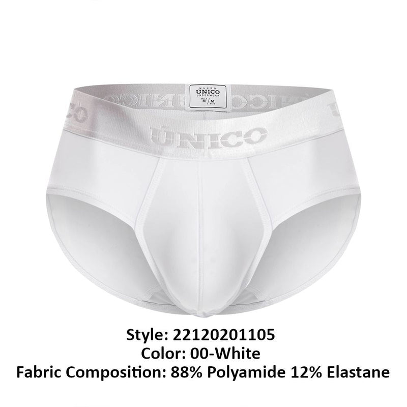 UNICO 22120201105 Cristalino M22 Briefs Color 00-White