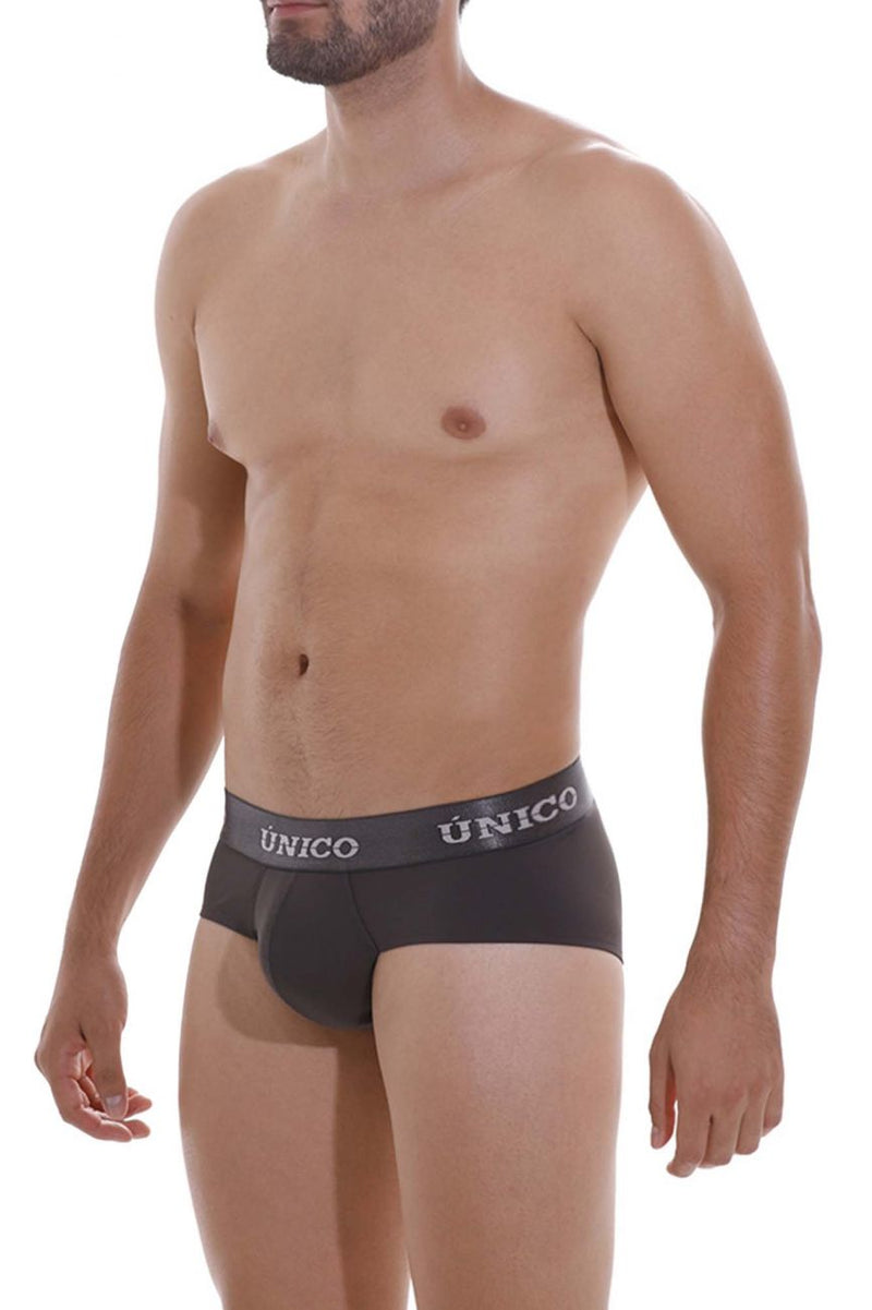 UNICO 22120201108 Asfalto M22 Briefs Color 96 Dark Gray