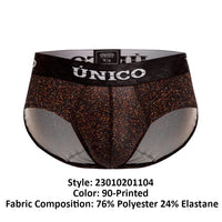 UNICO 23010201104 Erizo Briefs Color 90 Imprimé