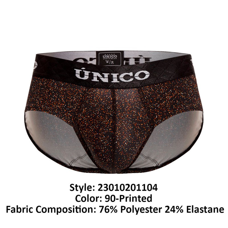 UNICO 23010201104 Erizo Briefs Color 90 Imprimé