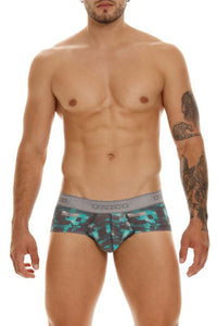 UNICO 23050201104 Escaque Briefs Color 63-Green