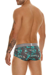 UNICO 23050201104 Escaque Briefs Color 63-Green