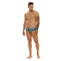 Unico 23050201104 Escaque Briefs Color 63-Green