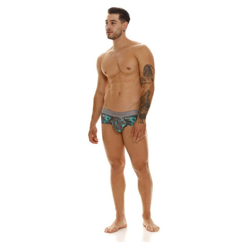 UNICO 23050201104 Escaque Briefs Color 63-Green