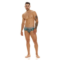 UNICO 23050201104 Escaque Briefs Color 63-Green