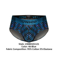 UNICO 23080101121 Filamento Briefs Color 46-Blue