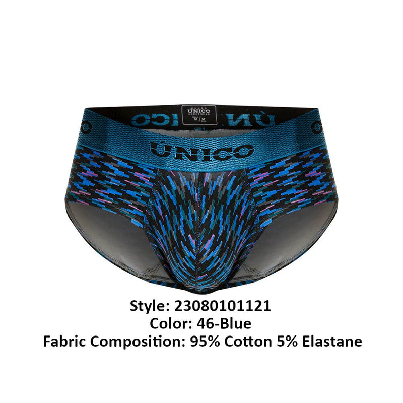 Unico 23080101121 Filamento Briefs Color 46-Blue